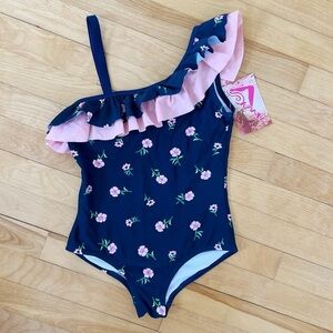 NWT Kanu Surf Morgan Floral Ruffle Swimsuit - Size 12